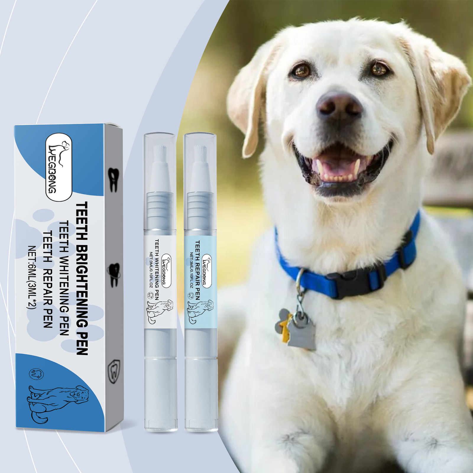 Teeth Whitening Pens - Pet Teeth Whitening Pen Set for