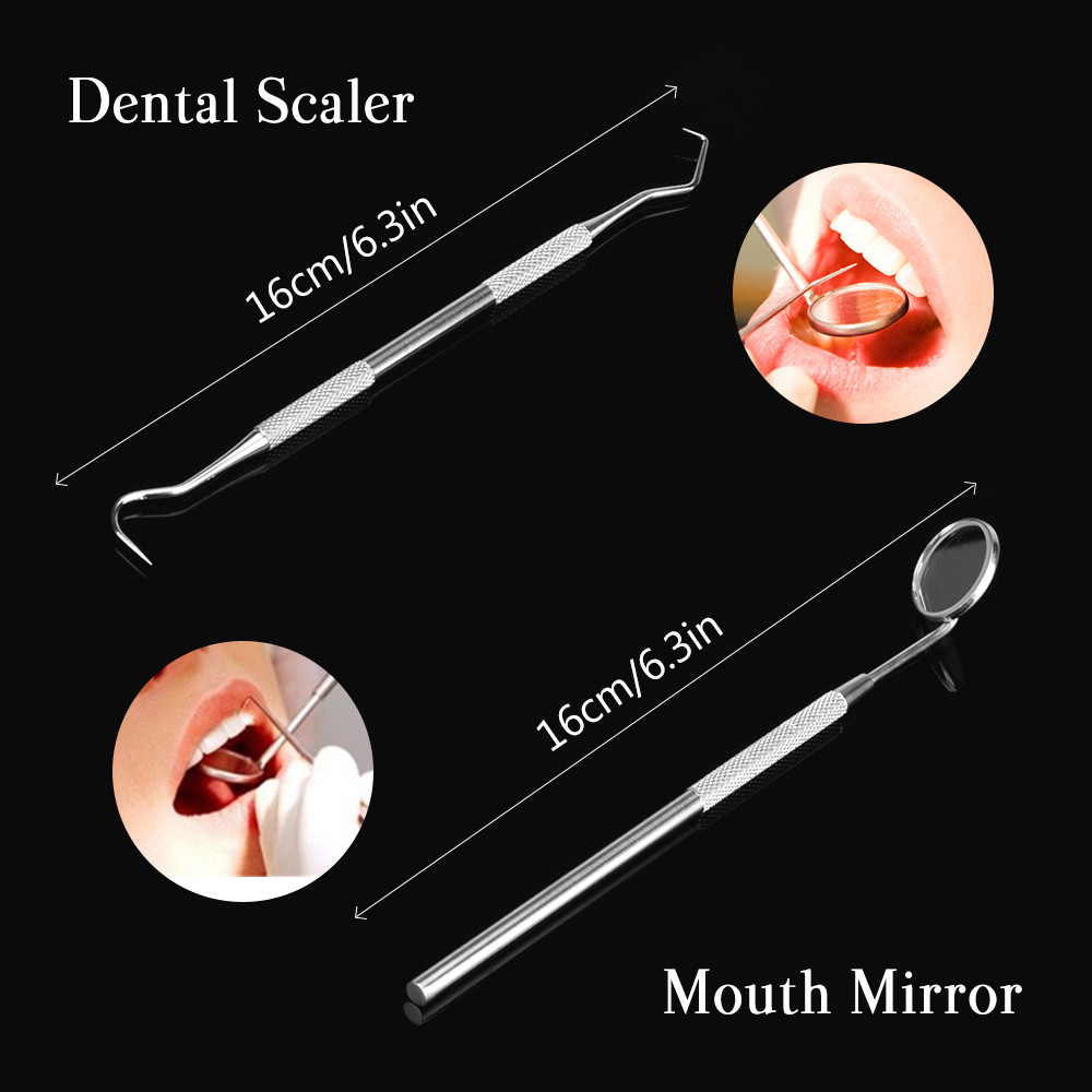4Pcs Set Tartar Scraper Scaler - Teeth Whitening Mouthwash recension och pris